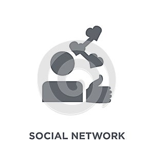 Social network icon from collection.