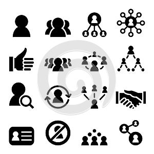 Social network icon set
