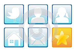 Social network icons