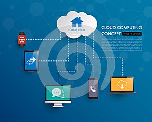 Social network infographics with icons set. vector. illustration