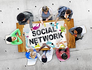 Social Network Internet Online Society Connecting Social Media C