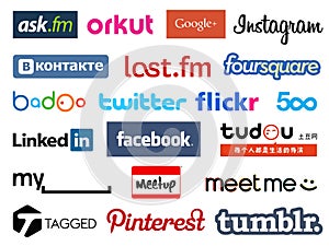 Social network logos