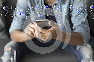 Social network partnership concept