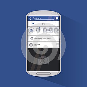 Social network smartphone interface