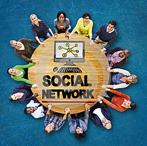 Social Network Social Media Internet WWW Web Online Concept