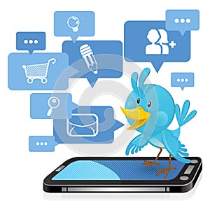 Social Networking Media Bluebird