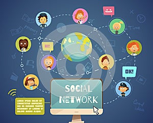 Social Networking People Of Different Occupations