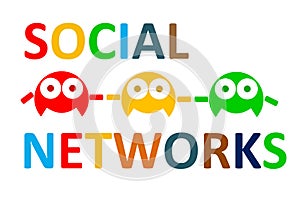 Social networks connect people