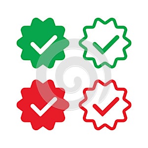 Social networks verified badges