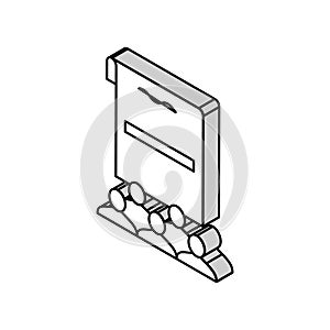 social norms law dictionary isometric icon vector illustration