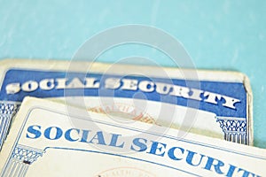 Social Security cards photo