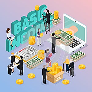 Social Security Isometric Composition