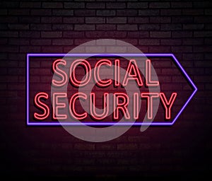 Social security concept.
