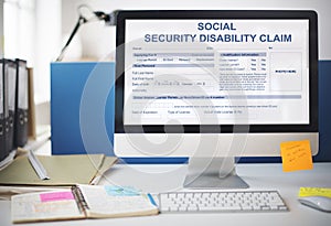 Social Security Disability Claim Concept