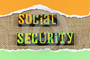 Social security financial retirement pension insurance senior citizen