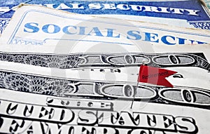 Social Security retirement flag