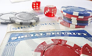 Social Security risk concept