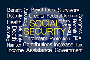 Social Security Word Cloud