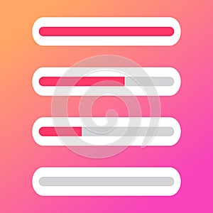Social slider for stories, lever indicate mood and etcetera photo
