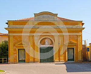 Social theater inaugurated in 1900 in Pomponesco (MN)