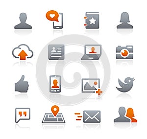 Social Web Icons -- Graphite Series