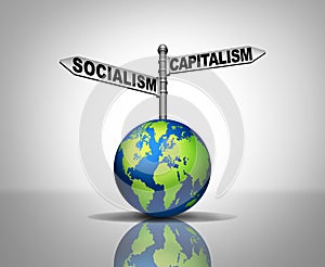 Socialism And Capitalism Symbol