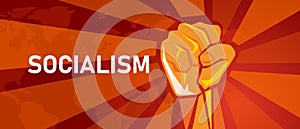 socialism socialist party symbol of left wing strong ideology politics movement spirit campaign photo