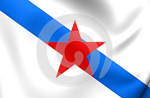 Socialist Nationalist Galician Flag photo