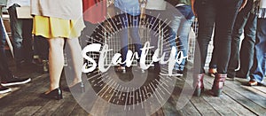 Socialize Diaspora Start up Initiation Team Building Concept