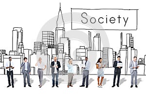 Society Community Unity Network Group Concept