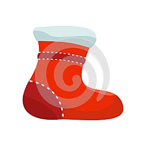 Sock for Christmas Stocking Vector Illustration