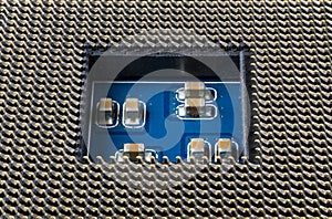 Socket on the computer motherboard designed to install the processor