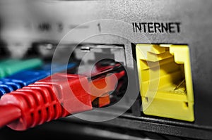 Socket for Internet connection