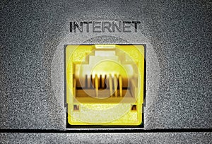 Socket for Internet connection