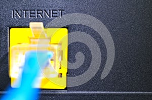 Socket for Internet connection