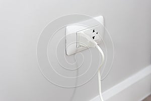 socket plug with electric plug line