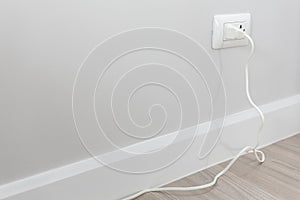socket plug with electric plug line
