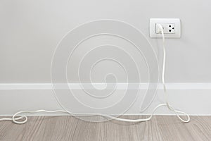 socket plug with electric plug line