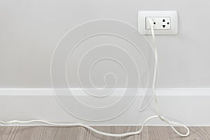 socket plug with electric plug line