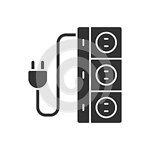 Socket Plug Icon - Electric Outlet Icon