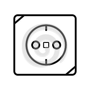 Socket plug icon vector illustration