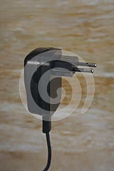 Socket with a plug used to transmit electricity