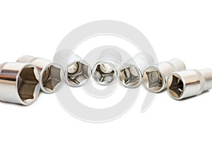 Sockets Isolated on white