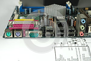 Sockets on printed circuit board