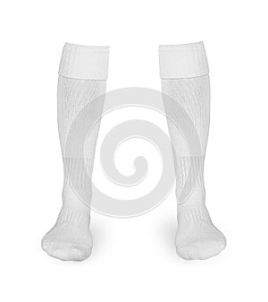 Socks Front View on white background