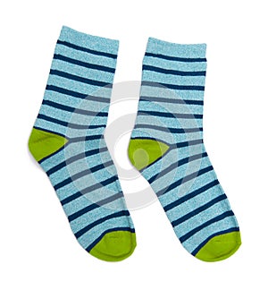 Socks isolated on the white