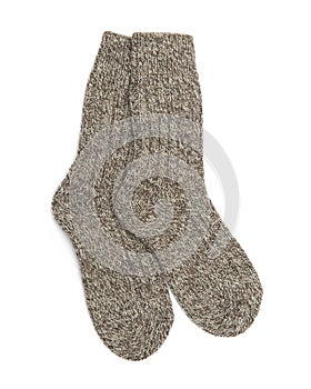 Socks isolated on the white
