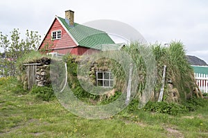 Sod Roof Qaqortoq, Greenland