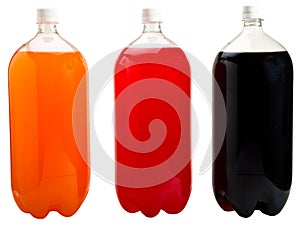 Soda Bottles Isolated