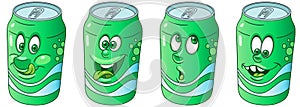 Soda Can. Drink Beverage Emoji Emoticon collection